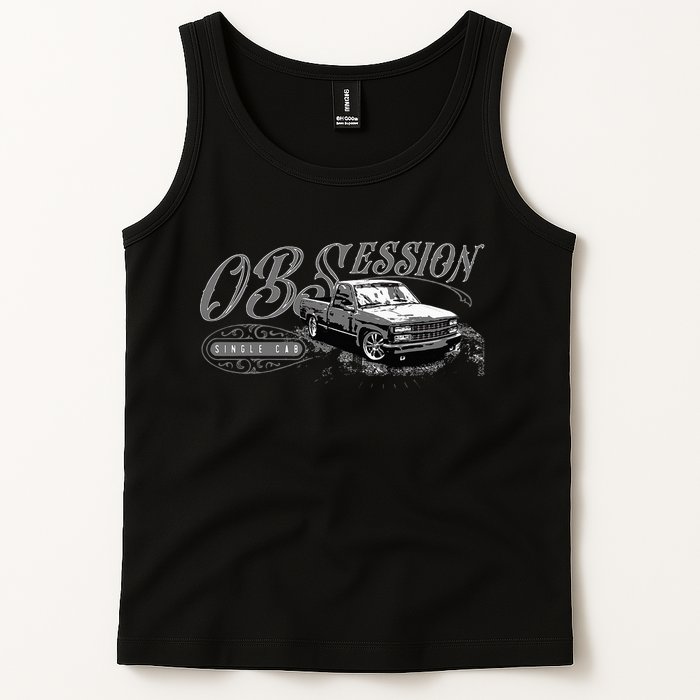 Obs Single Cab Truck Old Body Style Retro Vintage Ck Truck Tank Top