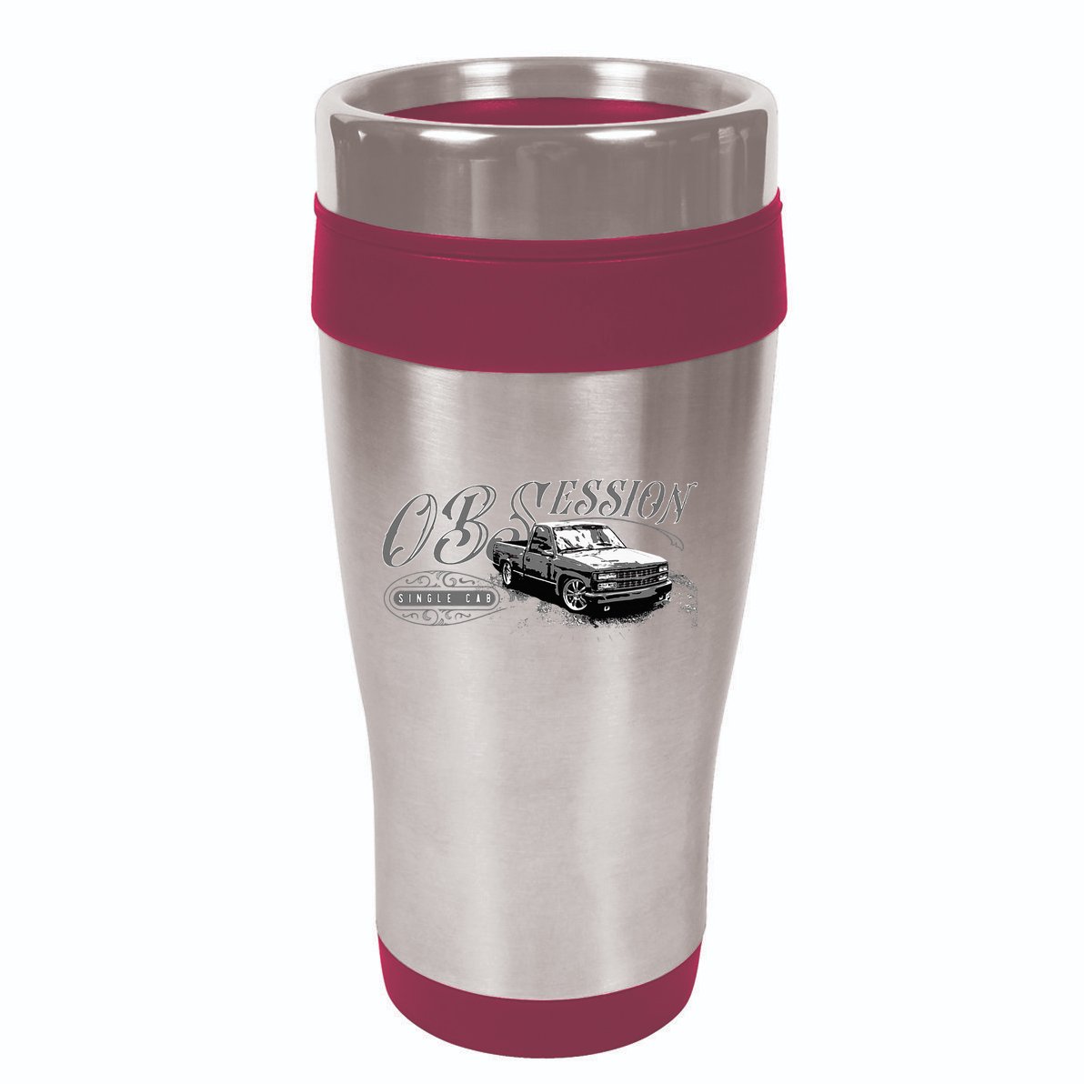 Obs Single Cab Truck Old Body Style Retro Vintage Ck Truck 16oz Travel Tumbler