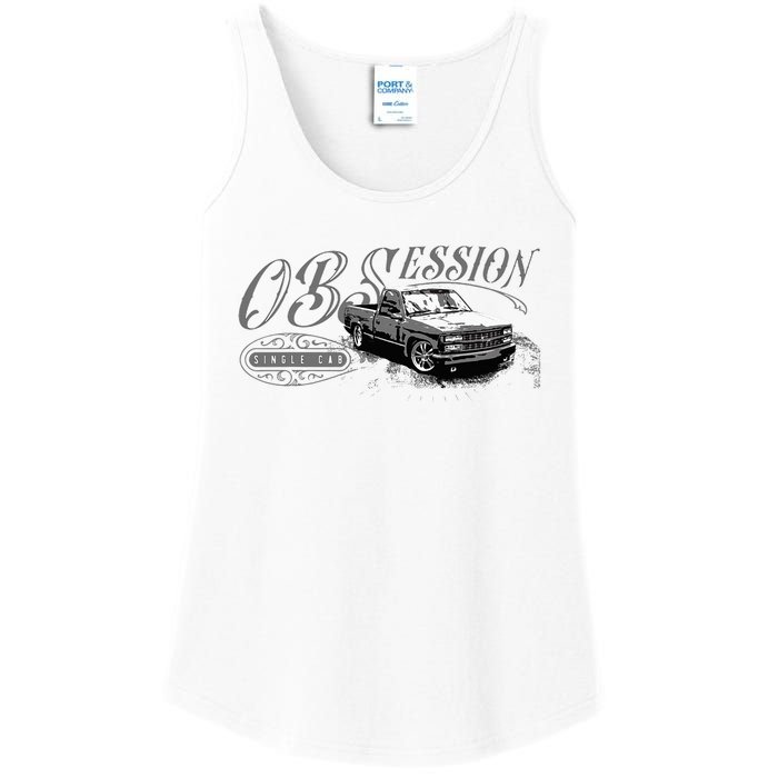 Obs Single Cab Truck Old Body Style Retro Vintage Ck Truck Ladies Essential Tank