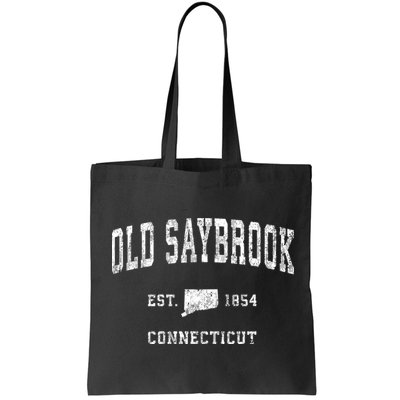 Old Saybrook Connecticut Ct Vintage Athletic Sports Bag