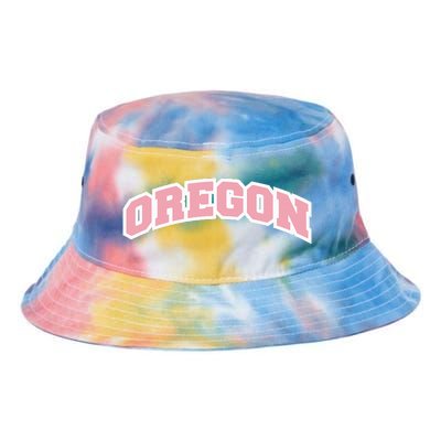 Oregon Sports Classic Varsity College Style Tie Dye Newport Bucket Hat