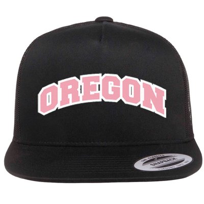 Oregon Sports Classic Varsity College Style Flat Bill Trucker Hat