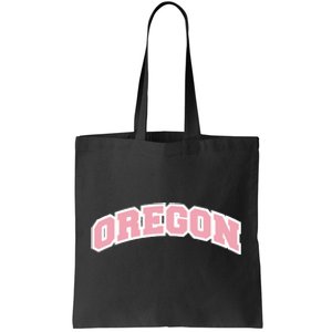 Oregon Sports Classic Varsity College Style Tote Bag