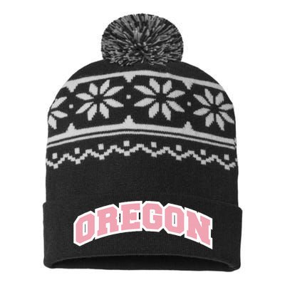 Oregon Sports Classic Varsity College Style USA-Made Snowflake Beanie