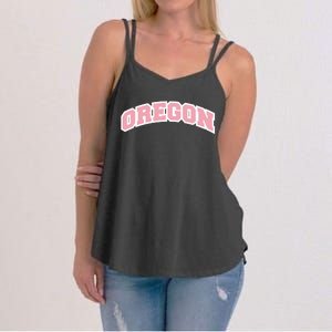 Oregon Sports Classic Varsity College Style Women's Strappy Tank