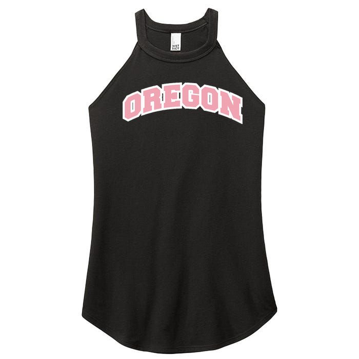 Oregon Sports Classic Varsity College Style Women's Perfect Tri Rocker Tank