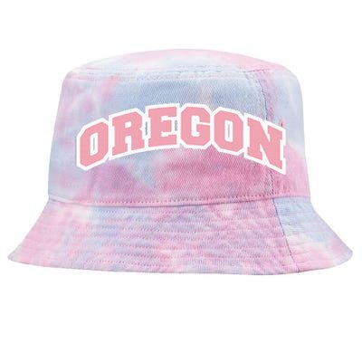 Oregon Sports Classic Varsity College Style Tie-Dyed Bucket Hat