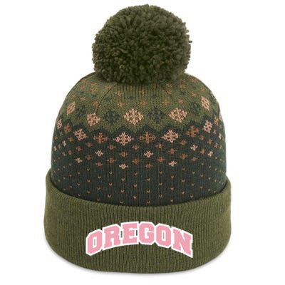 Oregon Sports Classic Varsity College Style The Baniff Cuffed Pom Beanie