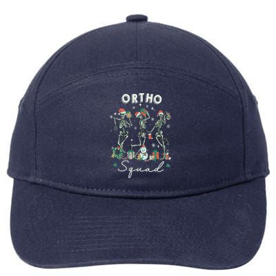 Ortho Squad Christmas Skeleton Orthopedics Nurse Rn Crew Gift 7-Panel Snapback Hat