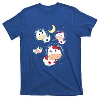 Outer Space Cute Kawaii Moo Cows Astronauts Ushi Moon Stars Great Gift T-Shirt