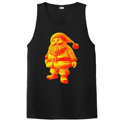 Orange Santa Claus A Funny Holiday PosiCharge Competitor Tank