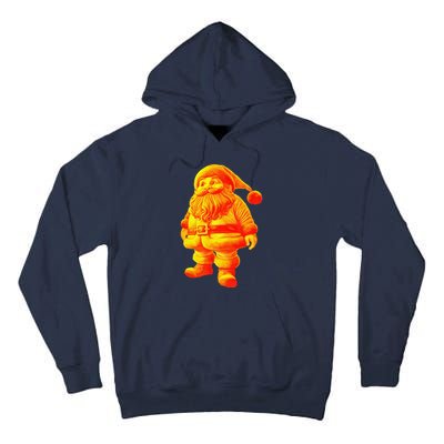 Orange Santa Claus A Funny Holiday Tall Hoodie