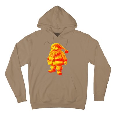 Orange Santa Claus A Funny Holiday Hoodie