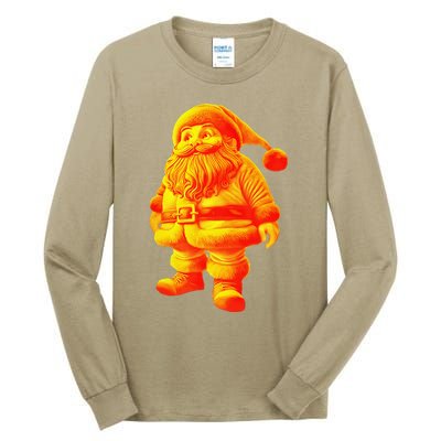 Orange Santa Claus A Funny Holiday Tall Long Sleeve T-Shirt