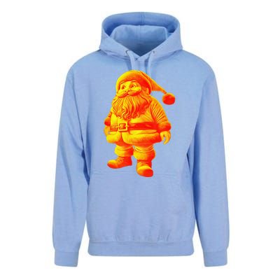 Orange Santa Claus A Funny Holiday Unisex Surf Hoodie