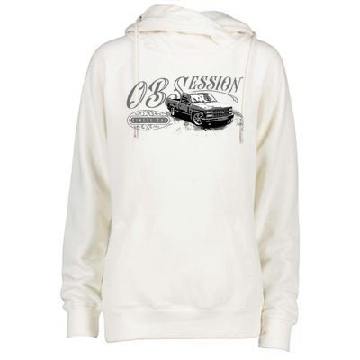 Obs Single Cab Truck Old Body Style Womens Funnel Neck Pullover Hood