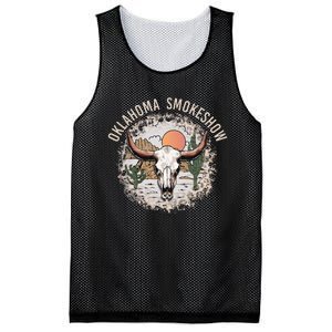 Oklahoma Smokeshow Deserts West Cactus Mesh Reversible Basketball Jersey Tank