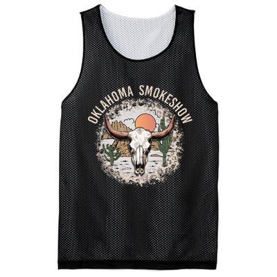 Oklahoma Smokeshow Deserts West Cactus Mesh Reversible Basketball Jersey Tank