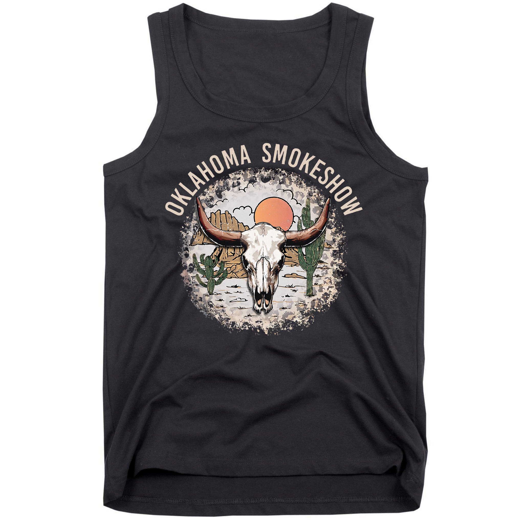 Oklahoma Smokeshow Deserts West Cactus Tank Top