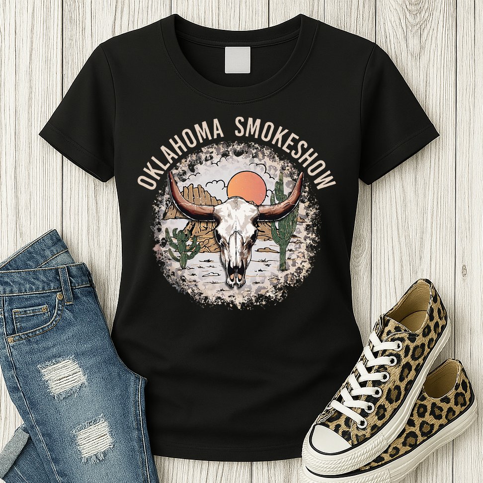 Oklahoma Smokeshow Deserts West Cactus Womens T-Shirt