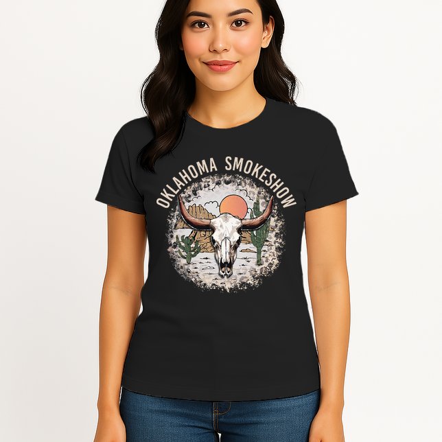 Oklahoma Smokeshow Deserts West Cactus Womens T-Shirt