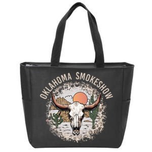 Oklahoma Smokeshow Deserts West Cactus Zip Tote Bag