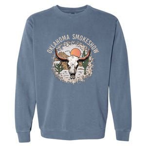 Oklahoma Smokeshow Deserts West Cactus Garment-Dyed Sweatshirt