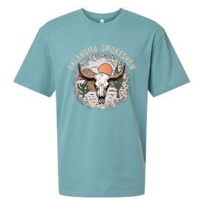 Oklahoma Smokeshow Deserts West Cactus Sueded Cloud Jersey T-Shirt