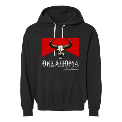 Oklahoma Smokeshow Deserts West Cactus Garment-Dyed Fleece Hoodie