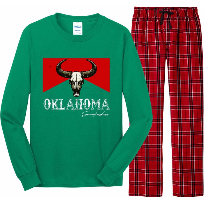 Oklahoma Smokeshow Deserts West Cactus Long Sleeve Pajama Set