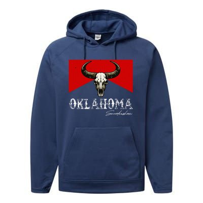 Oklahoma Smokeshow Deserts West Cactus Performance Fleece Hoodie