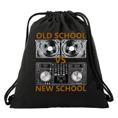 Old School Dj Vs New School Dj  Housedance Music Drawstring Bag