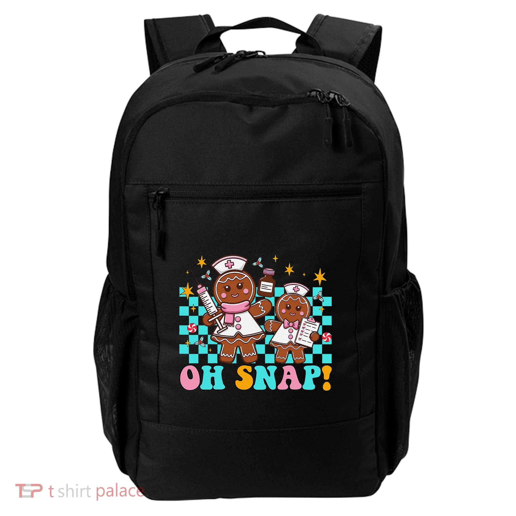 Oh Snap Doctor & Nurse Christmas Nurses Ugly Xmas Sweater Backpack