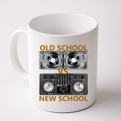 Old School DJ VS New School DJ HouseDance Music Coffee Mug