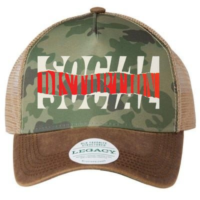 Official Social Distortion Torn Logo Legacy Tie Dye Trucker Hat