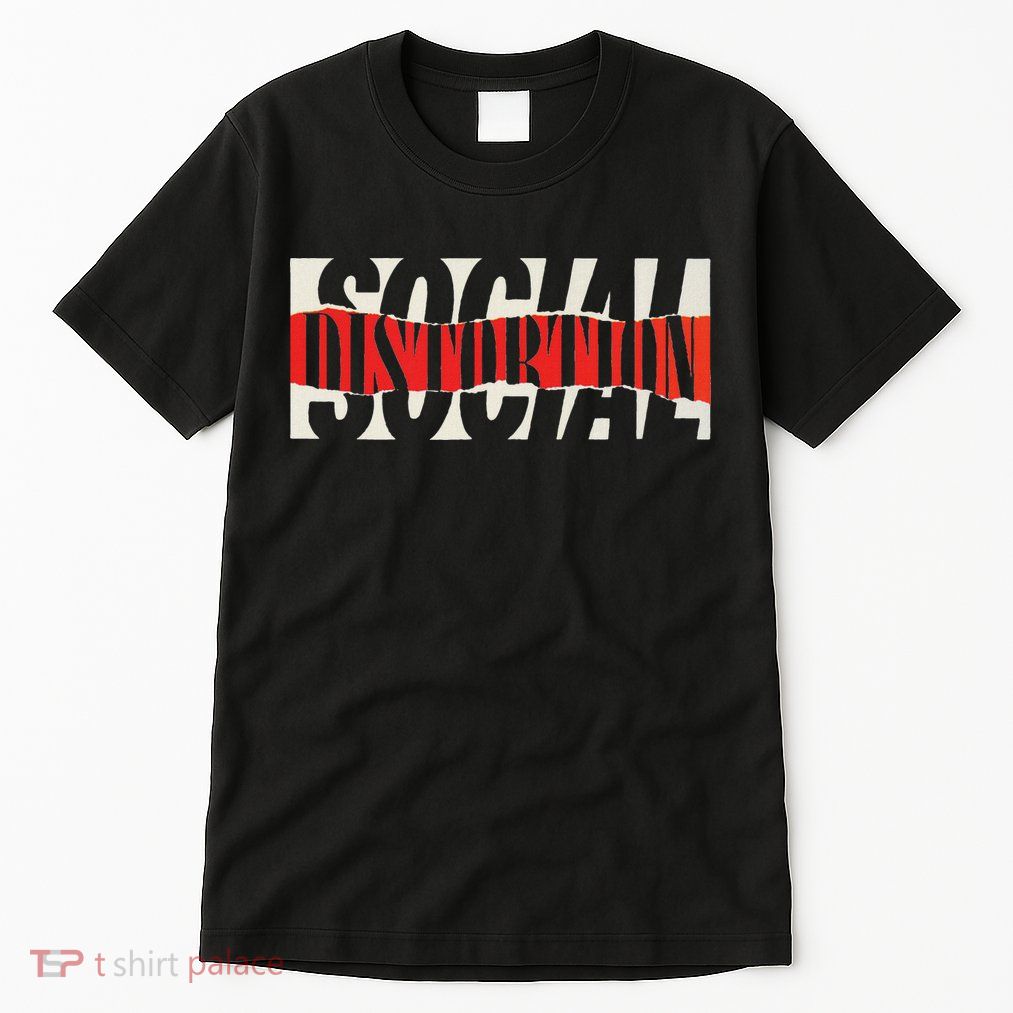 Official Social Distortion Torn Logo Tall T-Shirt