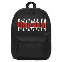 Official Social Distortion Torn Logo 16 in Basic Backpack