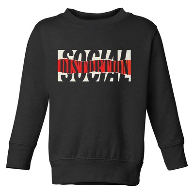 Official Social Distortion Torn Logo Toddler Sweatshirt