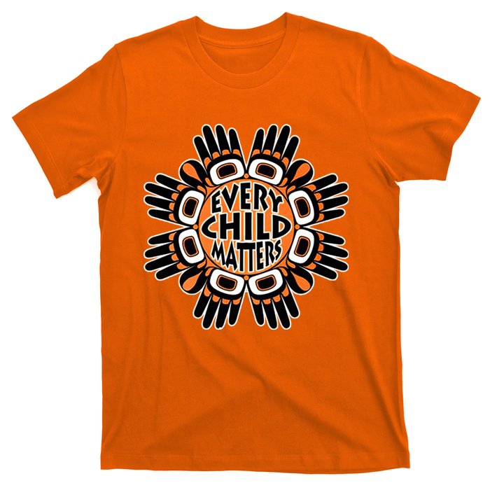 Orange Shirt Day Canada Marple Leaf Every Child Matters T-Shirt