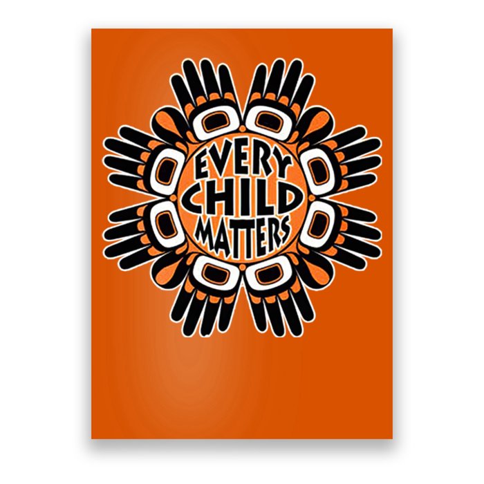 Orange Shirt Day Canada Marple Leaf Every Child Matters Poster