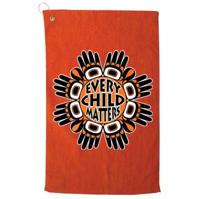 Orange Shirt Day Canada Marple Leaf Every Child Matters Platinum Collection Golf Towel