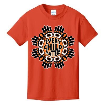 Orange Shirt Day Canada Marple Leaf Every Child Matters Kids T-Shirt