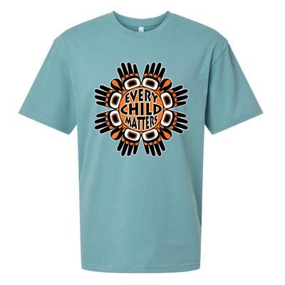 Orange Shirt Day Canada Marple Leaf Every Child Matters Sueded Cloud Jersey T-Shirt