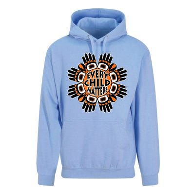 Orange Shirt Day Canada Marple Leaf Every Child Matters Unisex Surf Hoodie