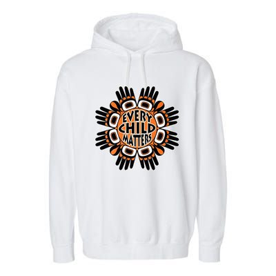 Orange Shirt Day Canada Marple Leaf Every Child Matters Garment-Dyed Fleece Hoodie