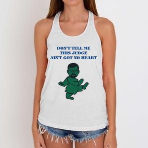 Oj Simpson Dead Dont Tell Me This Judge Women's Knotted Racerback Tank