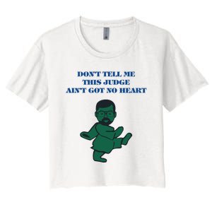 Oj Simpson Dead Dont Tell Me This Judge Women's Crop Top Tee