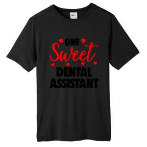 One Sweet Dental Assistant Funny Valentines Day Gift Tall Fusion ChromaSoft Performance T-Shirt