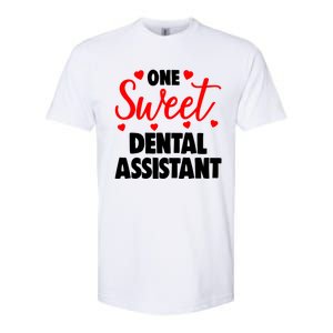 One Sweet Dental Assistant Funny Valentines Day Gift Softstyle CVC T-Shirt