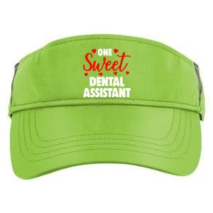 One Sweet Dental Assistangift Funny Valentines Day Gift Adult Drive Performance Visor